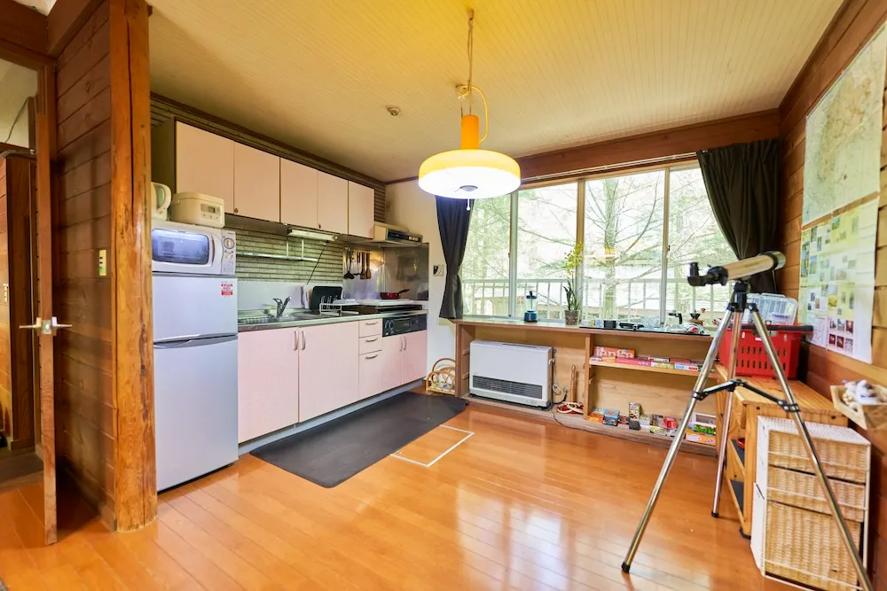 コテージのキッチン