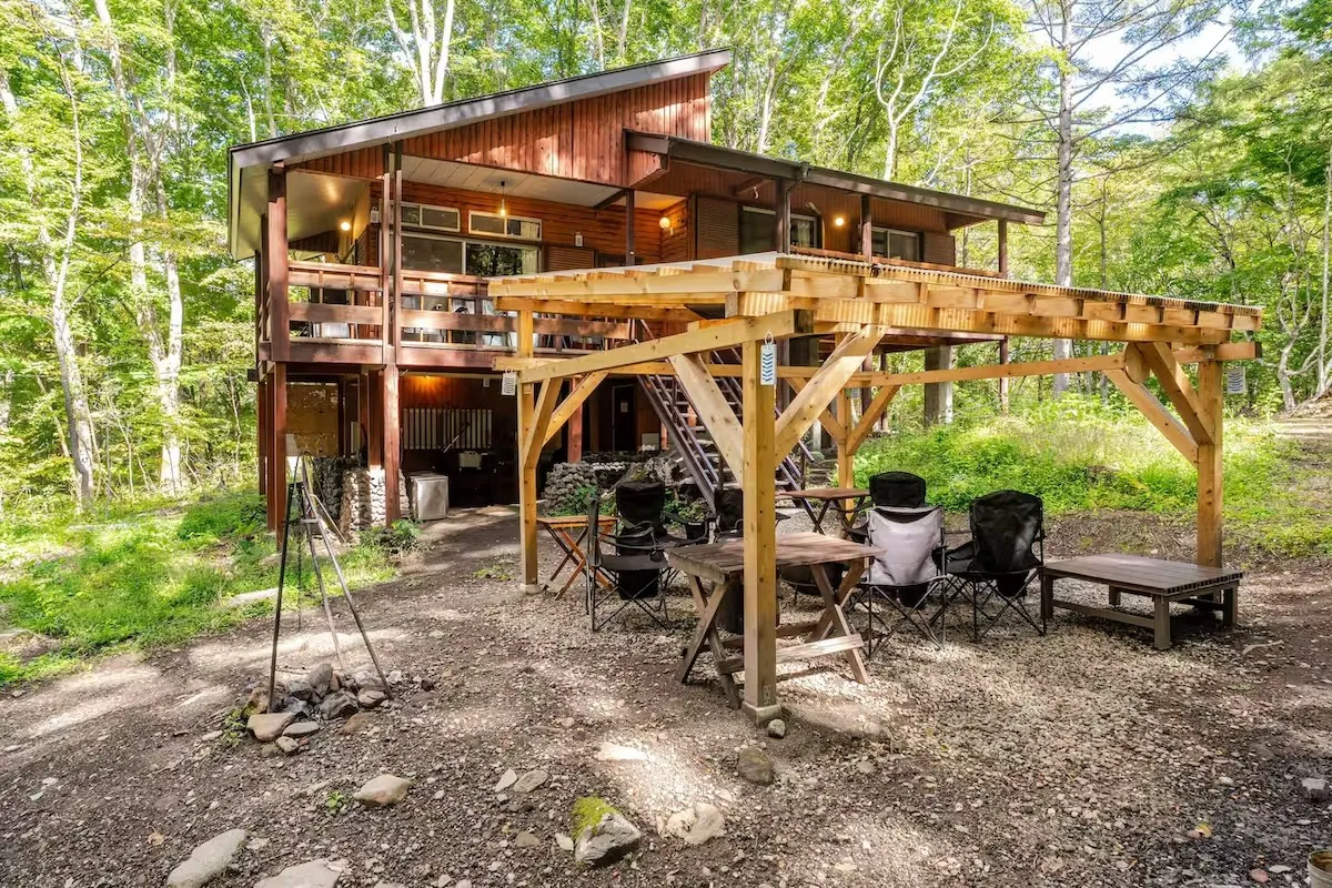 コテージの外観