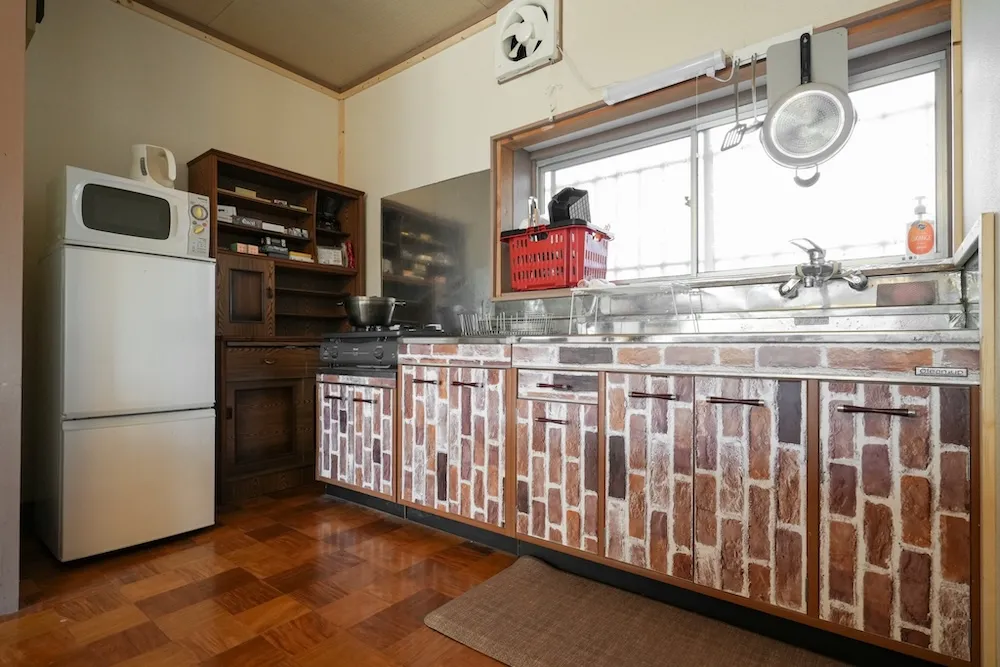 コテージのキッチン