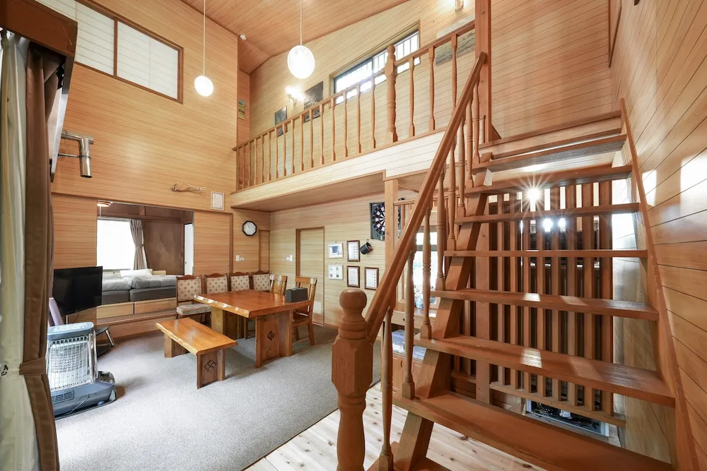 コテージのリビング