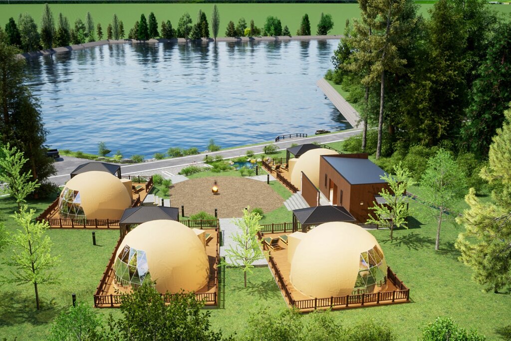 ALPS BASEのグランピング施設