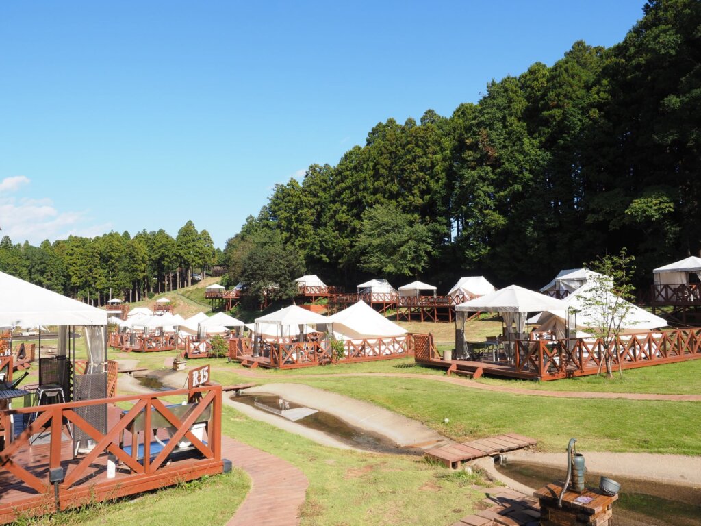 農園リゾートTHE FARMのグランピングエリア